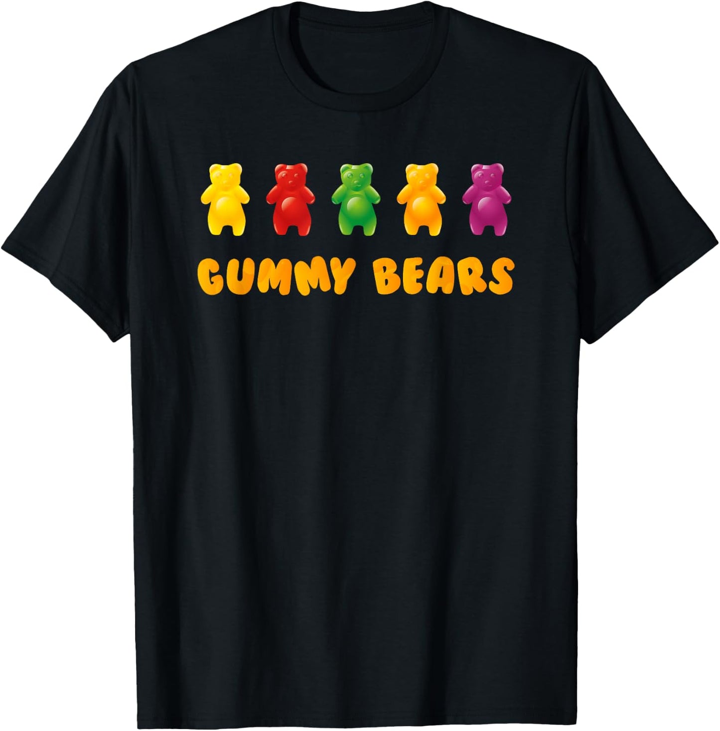 Gummy Bear My Spirit Animal Gummy Bear Funny Gift T-Shirt - T-Shirt | Black