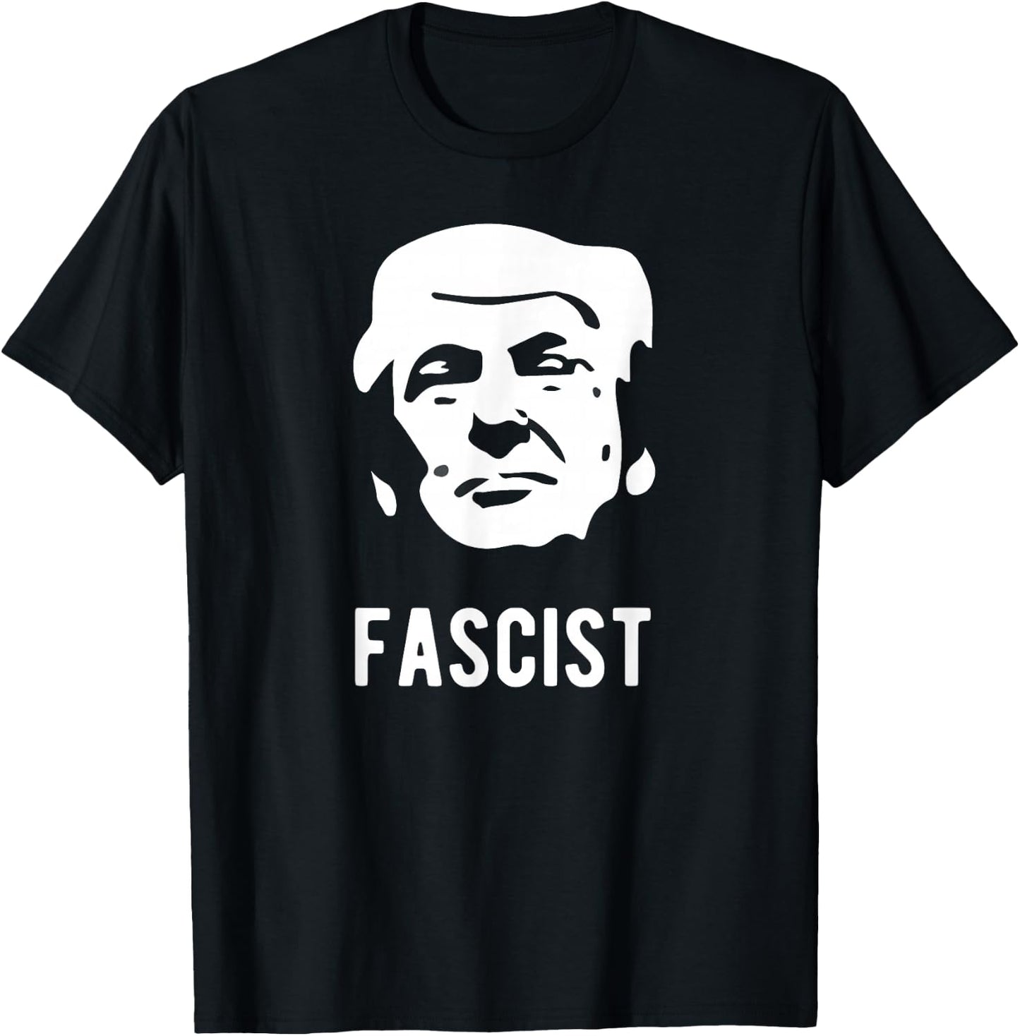 Fascist anti-Trump T-Shirt - T-Shirt | Black
