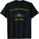 VFA-192 "Golden Dragons" Squadron F-18 Super Hornet T-Shirt - T-Shirt | Black