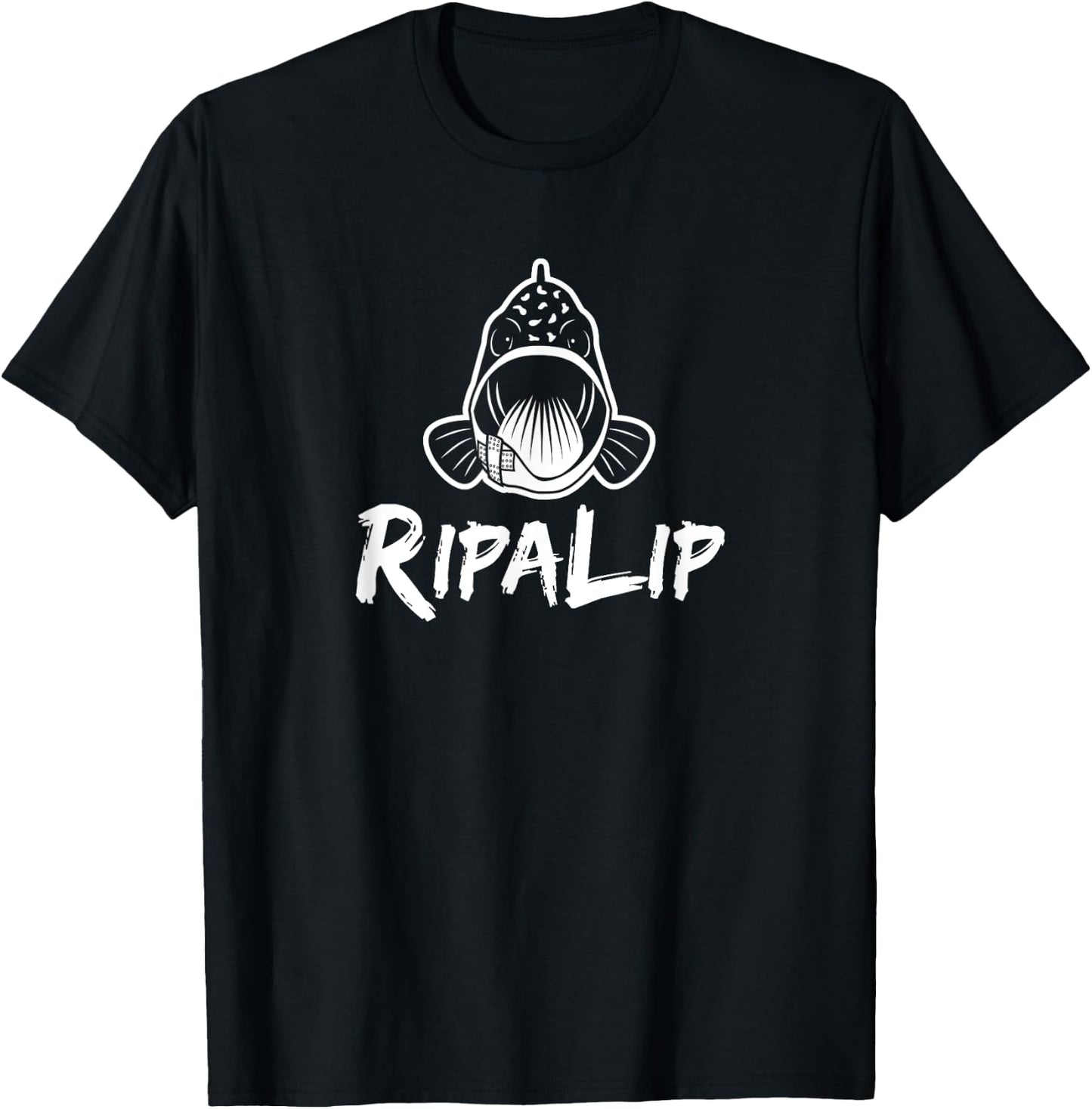 RipaLip Crappie fishing T-Shirt - T-Shirt | Black