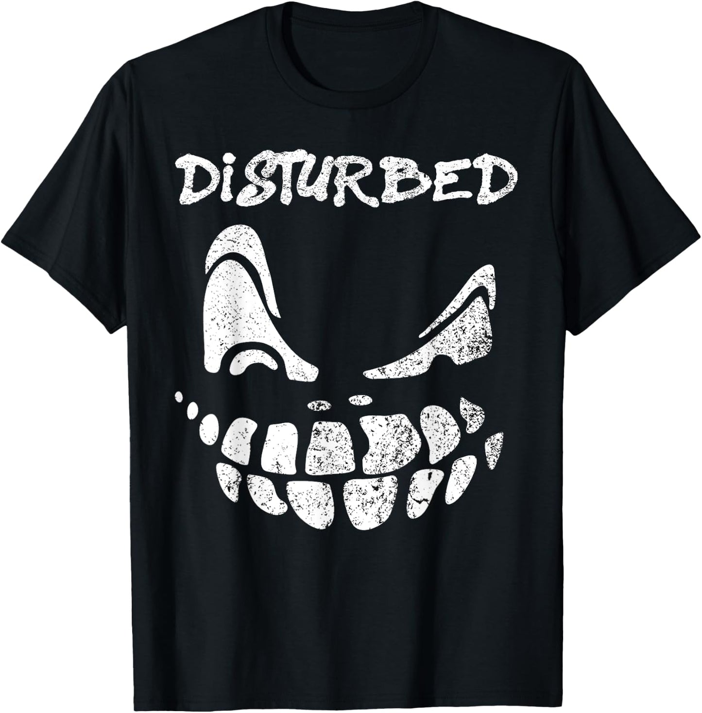 Disturbed Scary Face T-Shirt - T-Shirt | Black