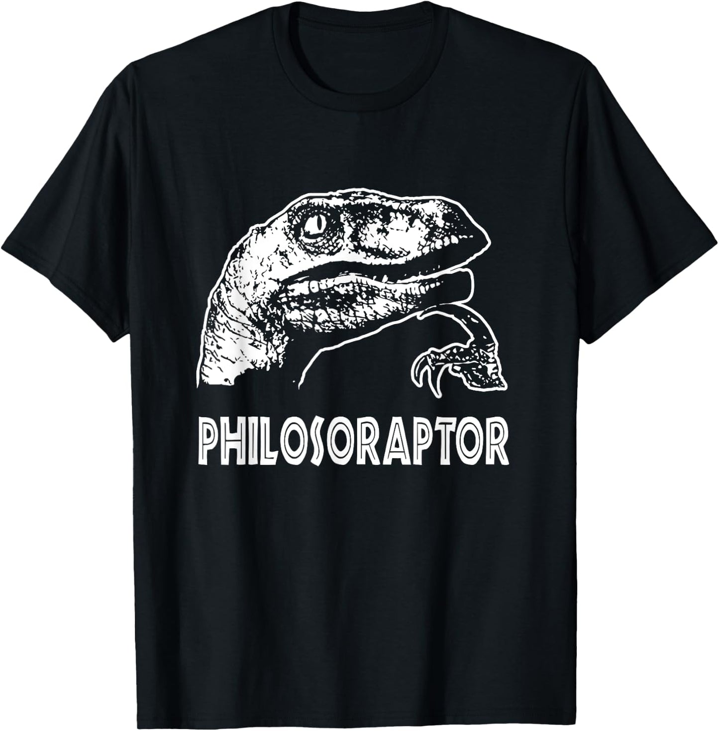 Philosoraptor T-Shirt - T-Shirt | Black