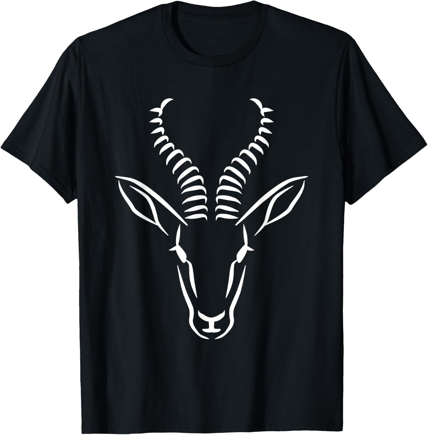 Springbok Gifts Adult , Black, Small, Short Sleeve, Animal Print, , Classic Fit, Modern, All Seasons, Imported, Gym exercise, Yoga, Casual T-Shirt - T-Shirt | Black