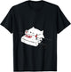 Funny Bongo Cat Funny Cute Gamer Meme Cat Men Women Kids T-Shirt - T-Shirt | Black