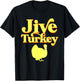 Funny Retro Jive Thanksgiving Turkey T-Shirt - T-Shirt | Black