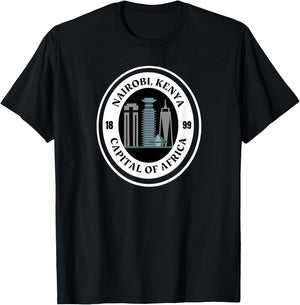 Nairobi, Kenya; Capital of Africa T-Shirt - T-Shirt | Black