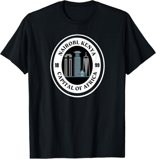Nairobi, Kenya; Capital of Africa T-Shirt - T-Shirt | Black