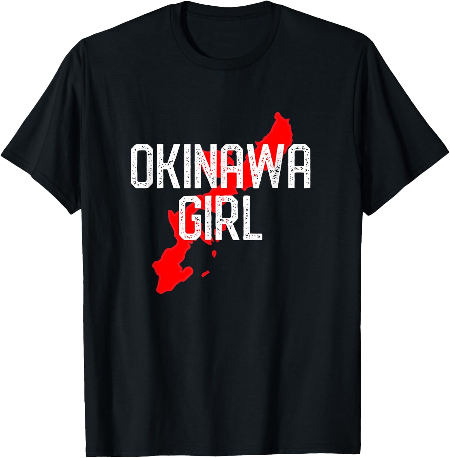 Okinawa Girl Japan T-Shirt - T-Shirt | Black