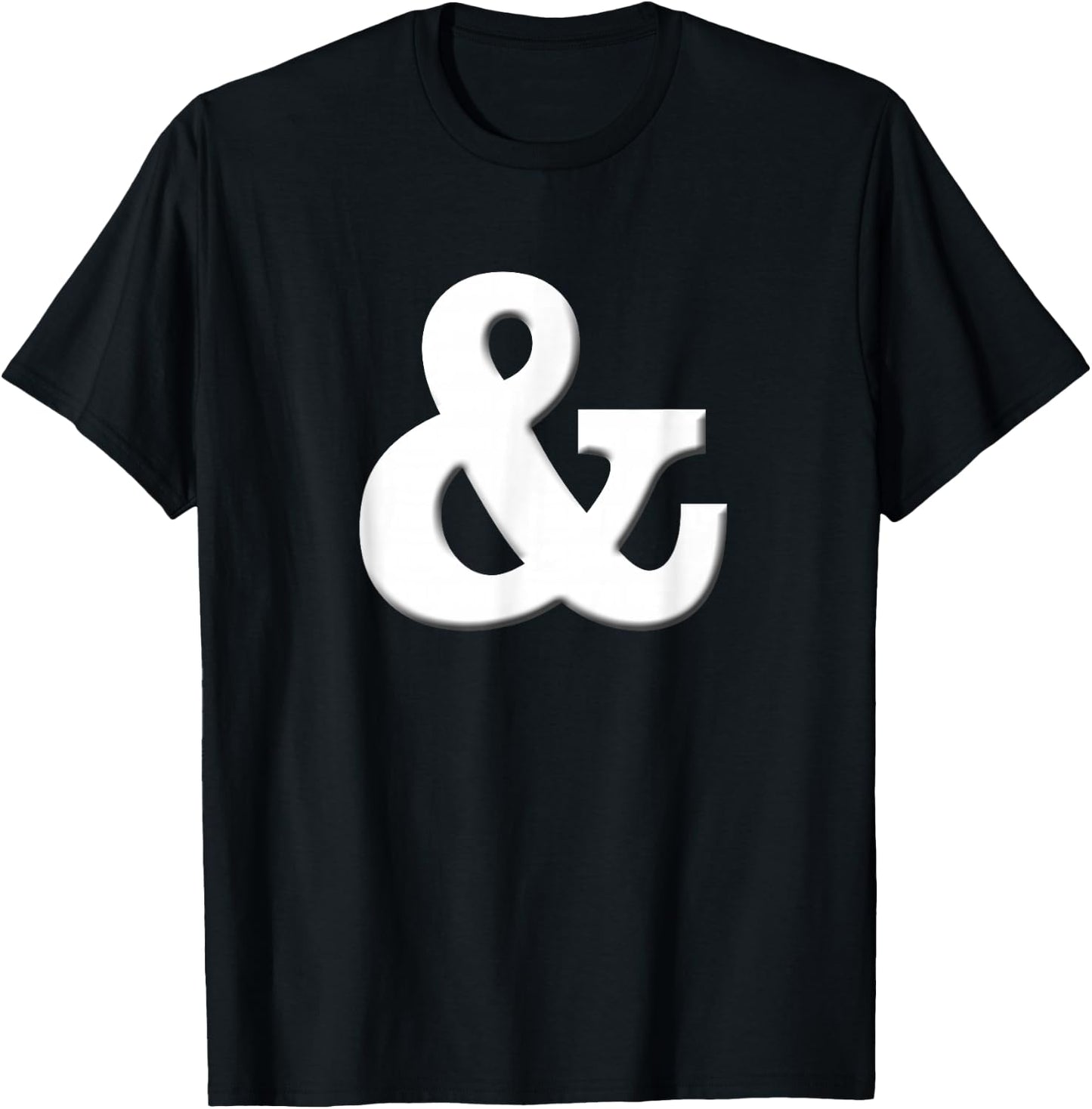 Letter Ampersand & halloween shirt T-Shirt - T-Shirt | Black