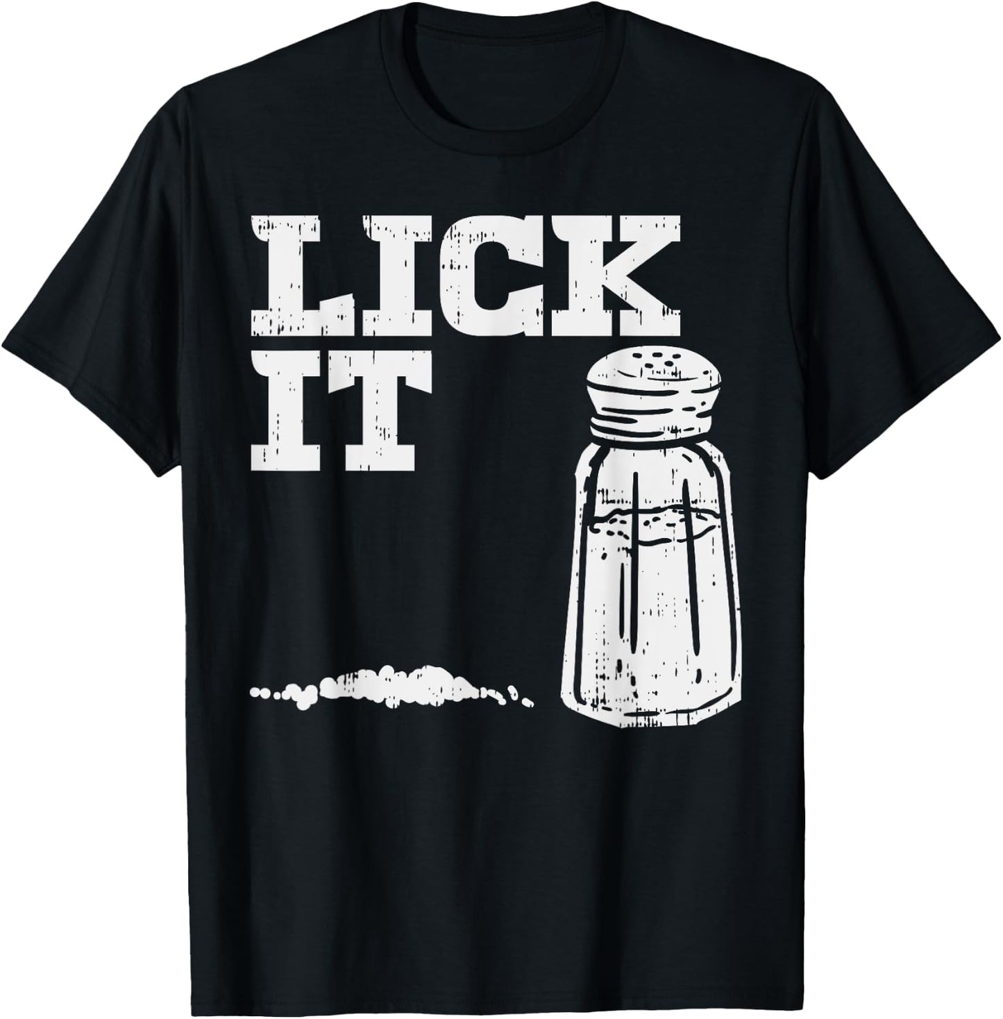Lick It Salt Matching Group Cinco De Mayo Drinking Team T-Shirt - T-Shirt | Black