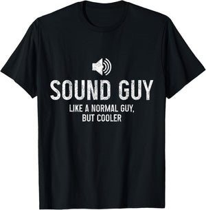 Sound Guy Audio Engineer Sound Technician Funny T-Shirt - T-Shirt | Black