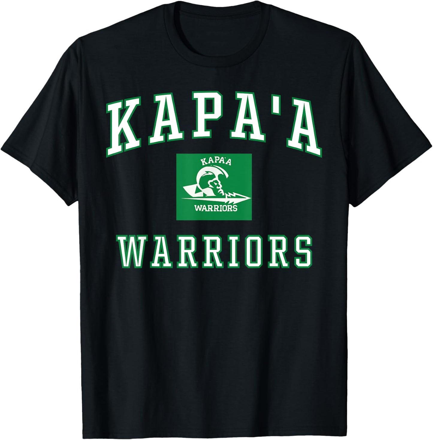Kapaa High School Warriors C1 T-Shirt - T-Shirt | Black