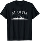 St. Louis Arch Missouri MO Souvenir T-Shirt - T-Shirt | Black