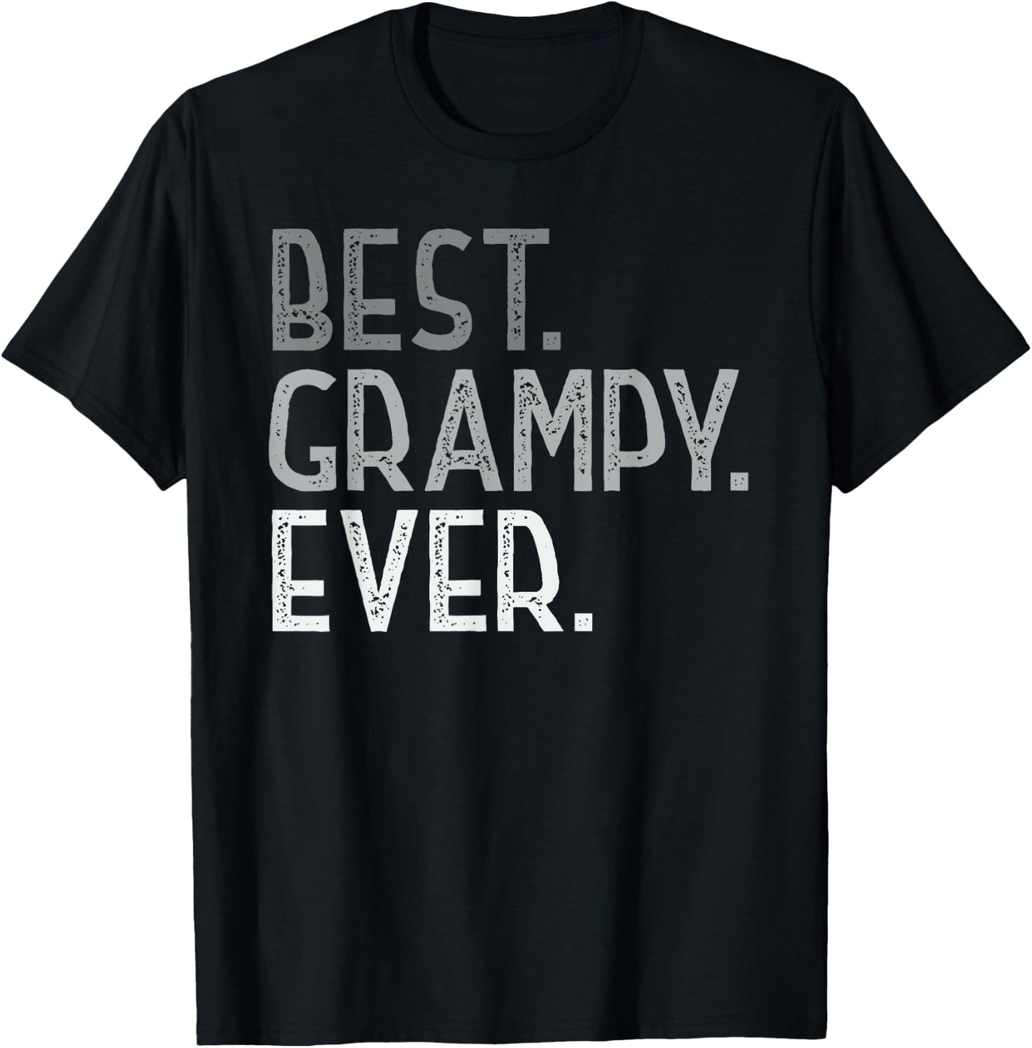 Best Grampy Ever Gifts from Grandchildren Cute Grampy T-Shirt - T-Shirt | Black