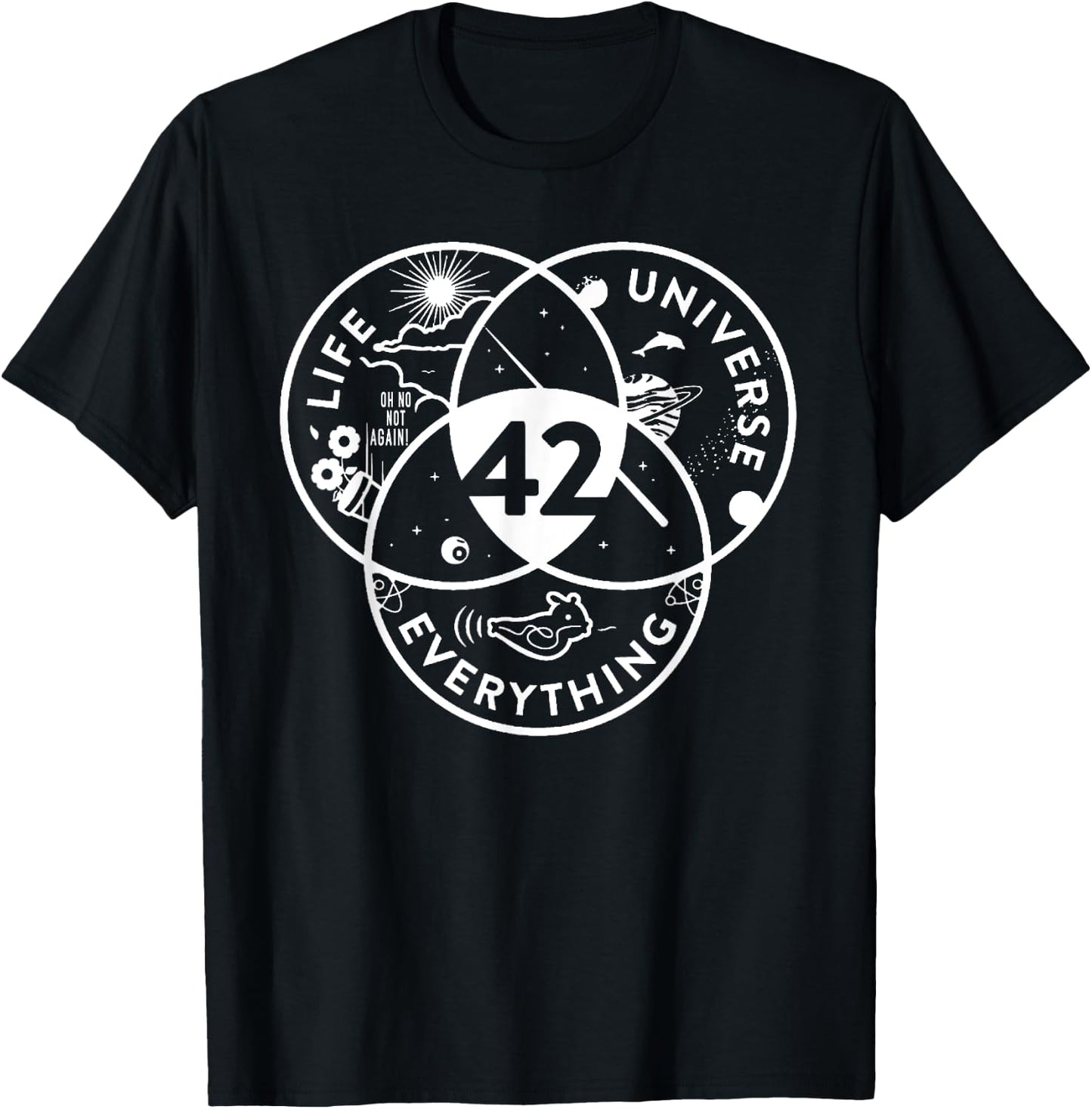 The Answer To Life The Universe And Everything Shirt T-Shirt - T-Shirt | Black