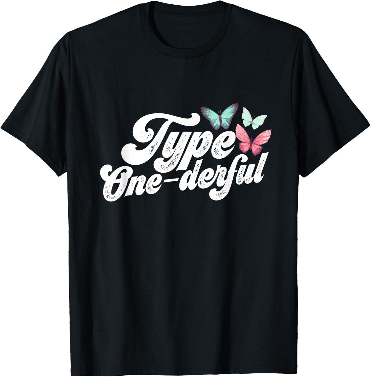 Type One-derful Diabetes T1D Youth Adult T-Shirt - T-Shirt | Black