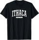 Ithaca New York T Shirt Ithaca Gifts NY USA. T-Shirt - T-Shirt | Black