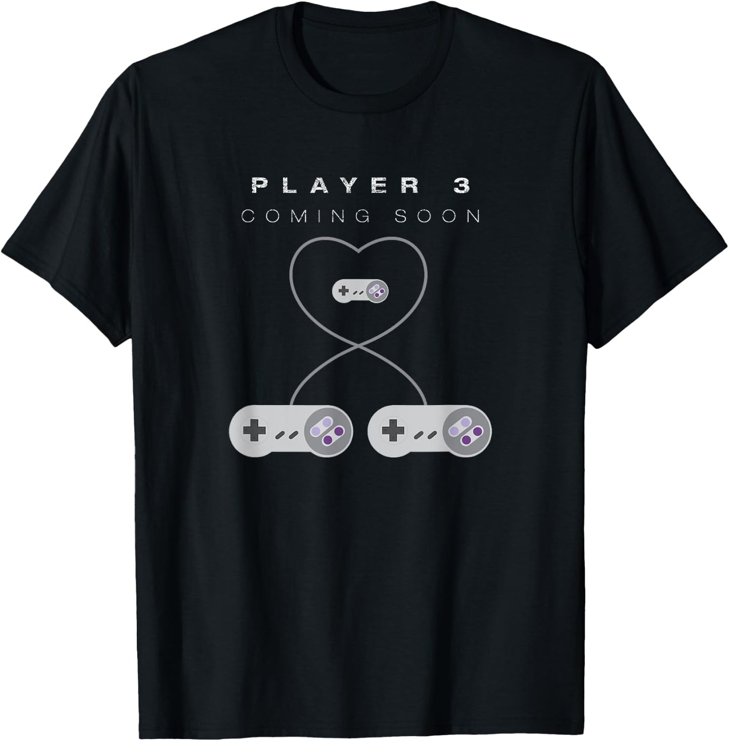 Gamer Pregnancy Baby Announcement Shirts | Men & Women T-Shirt - T-Shirt | Black