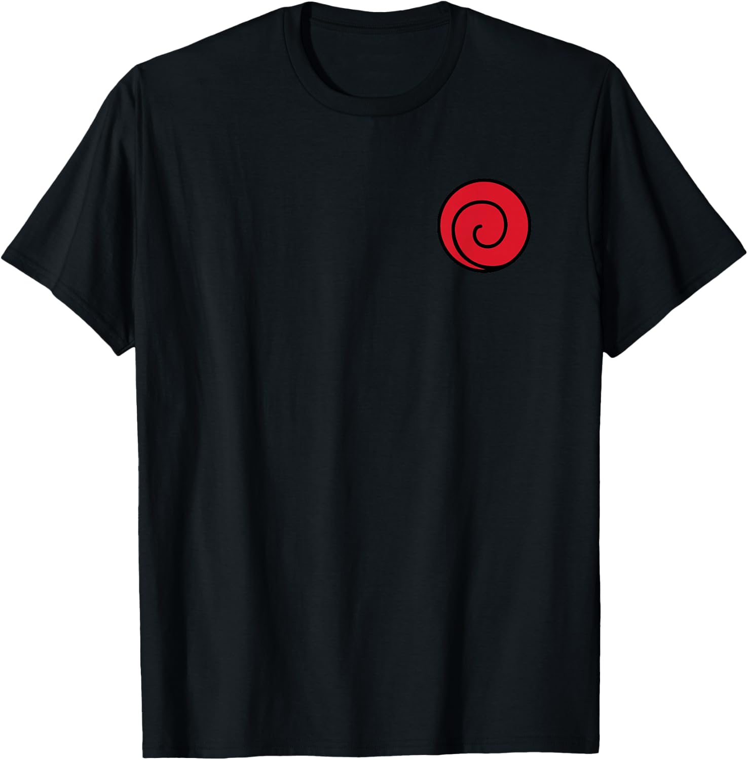 Naruto Shippuden Kakashi Cosplay Front and Back Anime T-Shirt - T-Shirt | Black