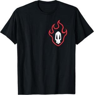 Bleach Renji Soul Reaper Front and Back Anime T-Shirt - T-Shirt | Black