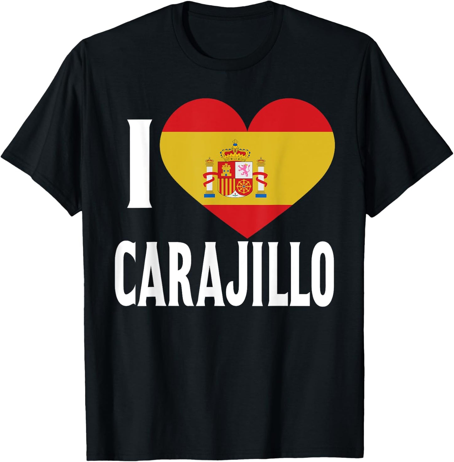 Carajillo I Love Spanish Drinking T-Shirt - T-Shirt | Black