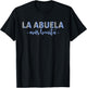 Spanish Grandma Mexican La Abuela Más Bonita T-Shirt - T-Shirt | Black