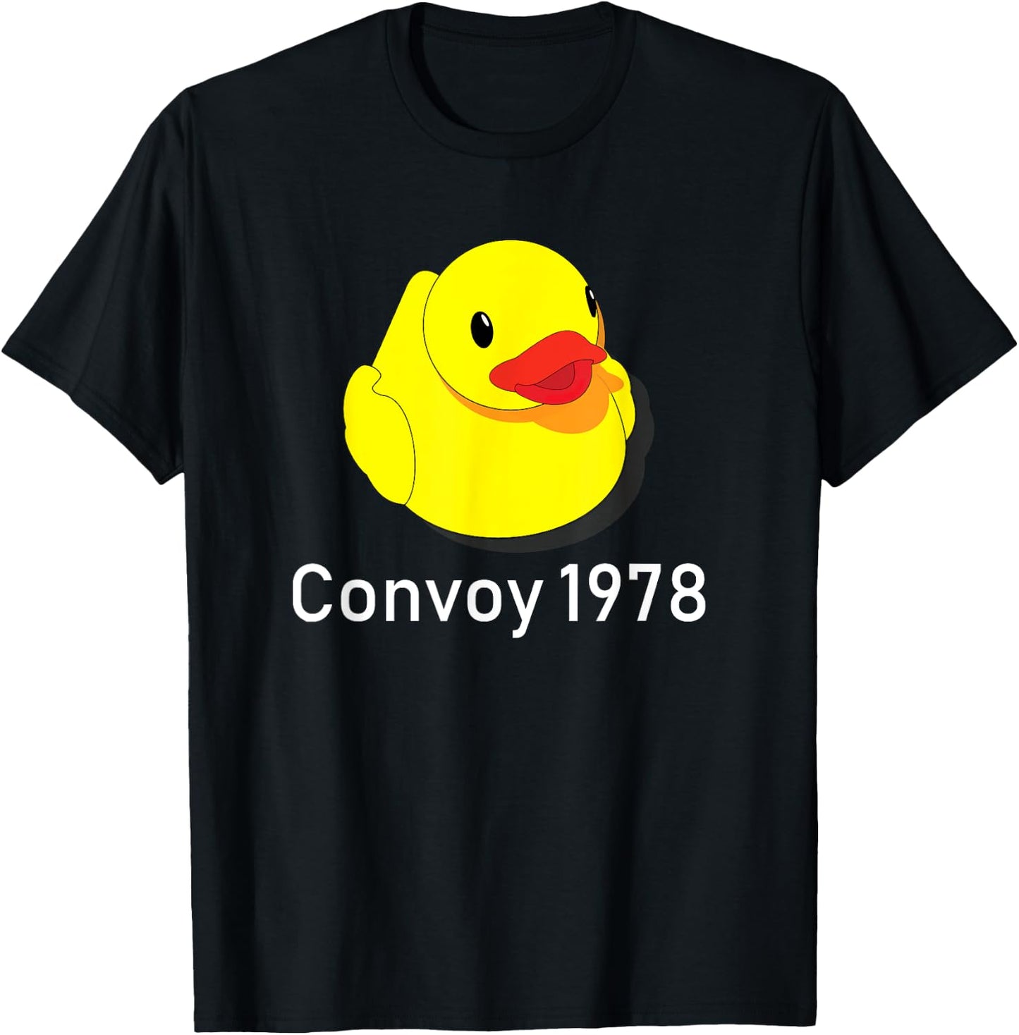 Convoy 1978 Country Music Lyrics Rubber Duck Redneck Shirt T-Shirt - T-Shirt | Black