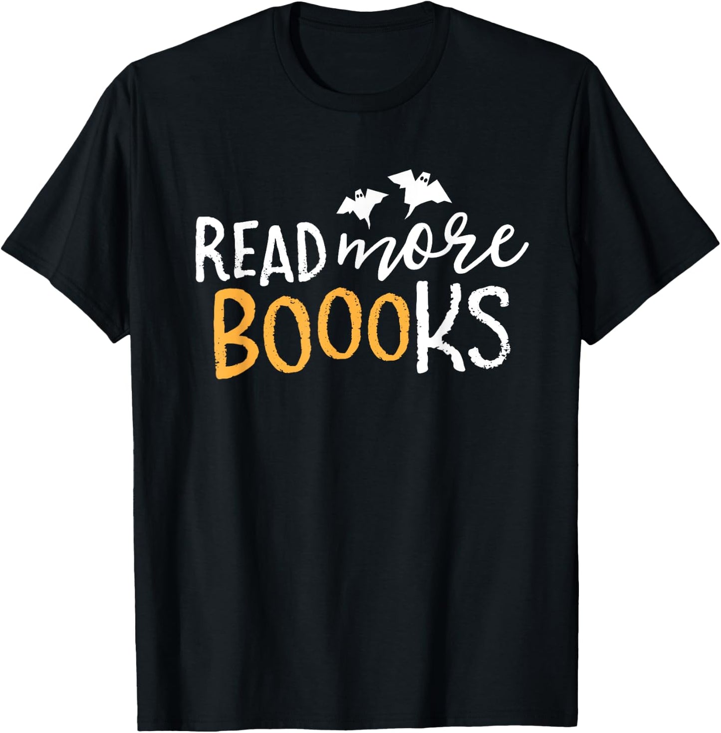 Read More Books Boo Librarian English Teacher Halloween T-Shirt - T-Shirt | Black
