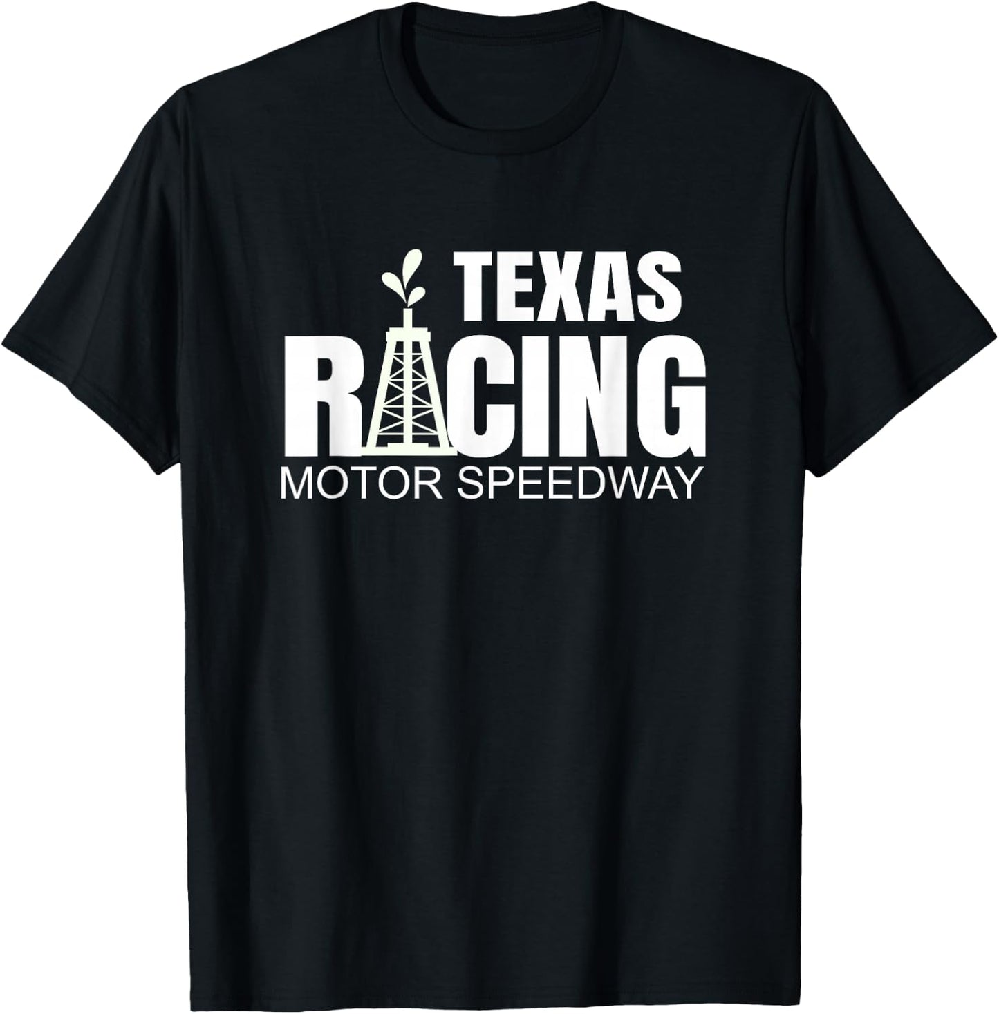 Texas Racing Gifts Texas Speedway Racetrack Car Racing T-Shirt - T-Shirt | Black