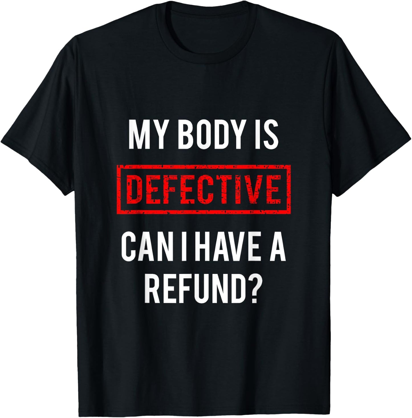 Fibromyalgia Chronic Illness Migraine Shirt T-Shirt - T-Shirt | Black