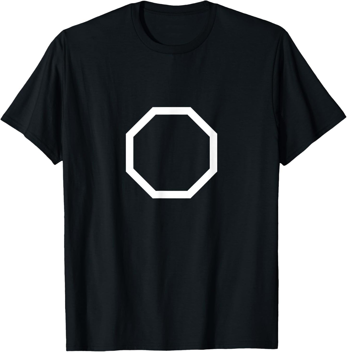 Octagon Shirt - Octagon Print T Shirt T-Shirt - T-Shirt | Black