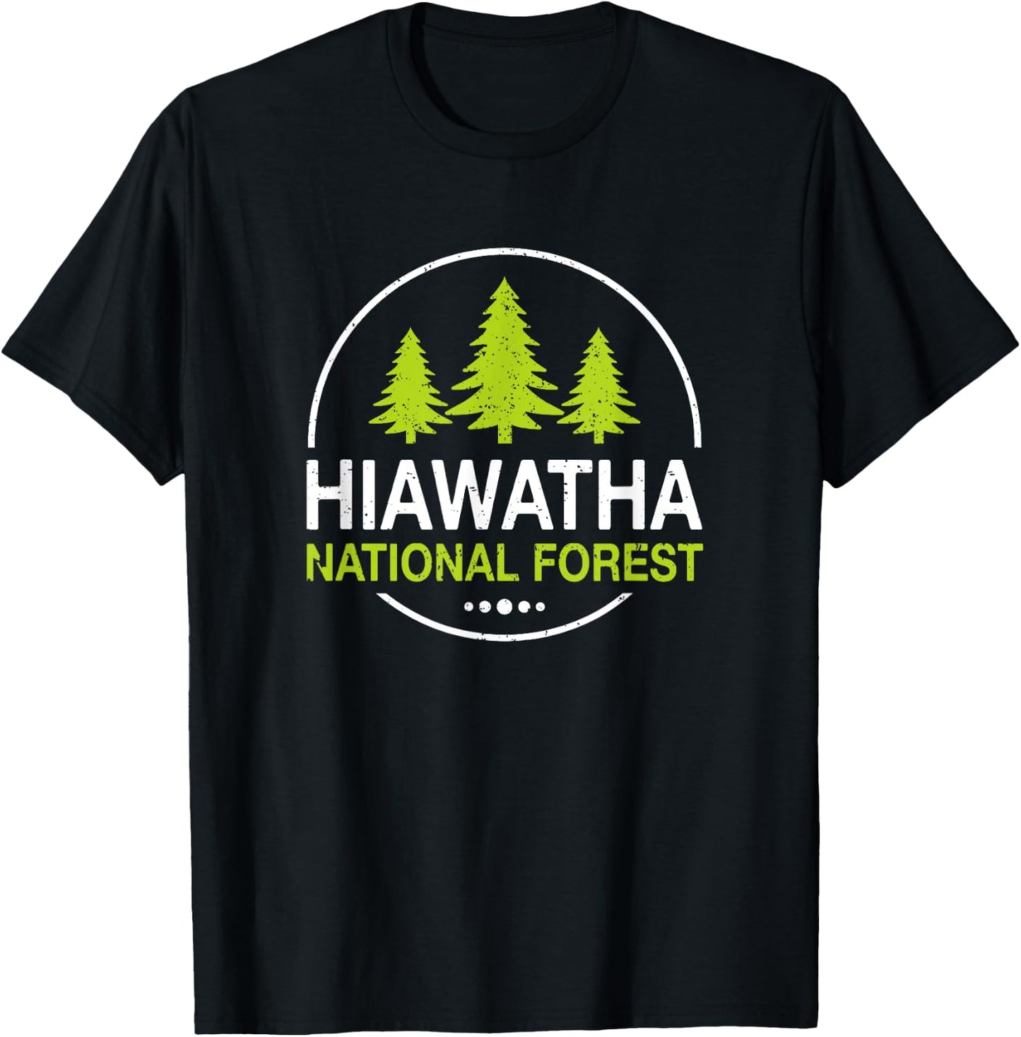 Hiawatha National Forest T-Shirt - T-Shirt | Black