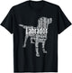 Labrador Calligram I Love My Lab Dad T-Shirt - T-Shirt | Black