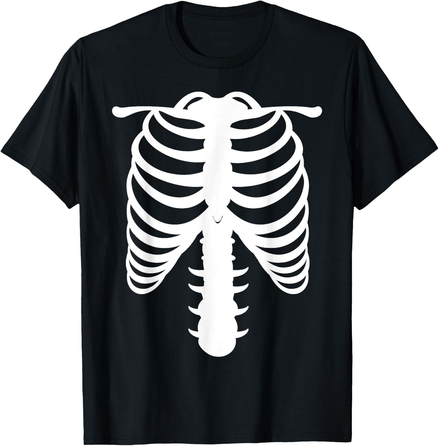 Halloween Skeleton Ribcage Costume T-Shirt - T-Shirt | Black
