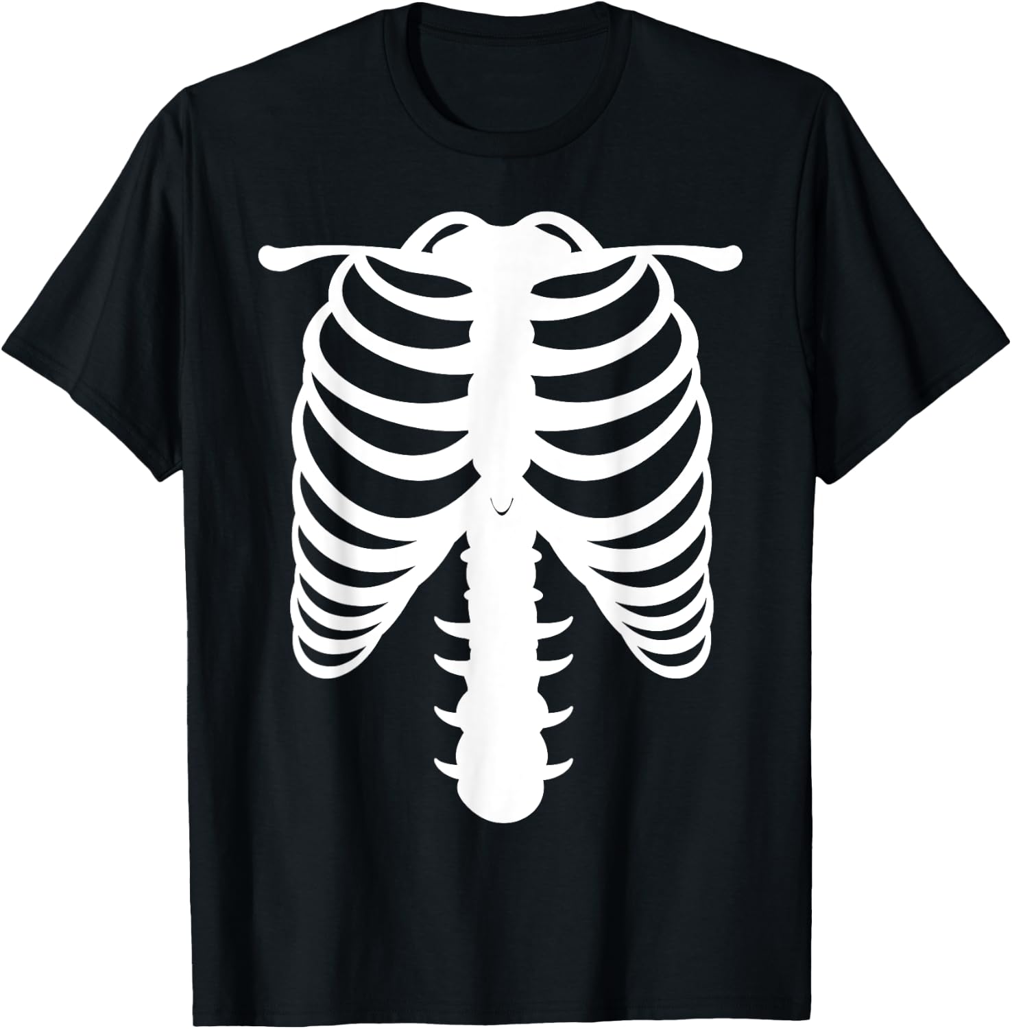 Halloween Skeleton Ribcage Costume T-Shirt - T-Shirt | Black