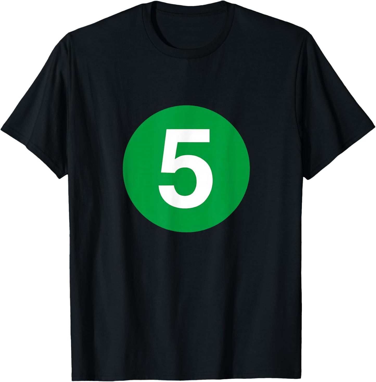 5 Line T-Shirt - T-Shirt | Black