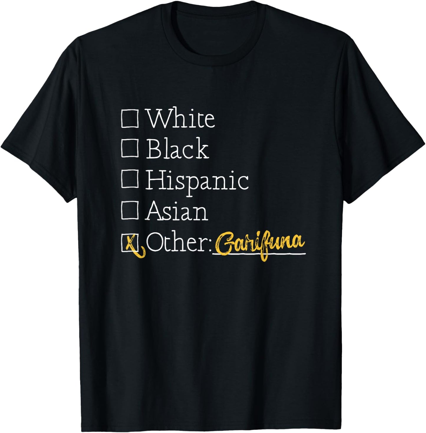 Garifuna Clothes Garifuna - -Adults, Black, Small, Short Sleeve, Cotton 60% Polyester 40%, Modern, , T Back, Letter Print, Music, Birthday, Casual, Walking T-Shirt - T-Shirt | Black