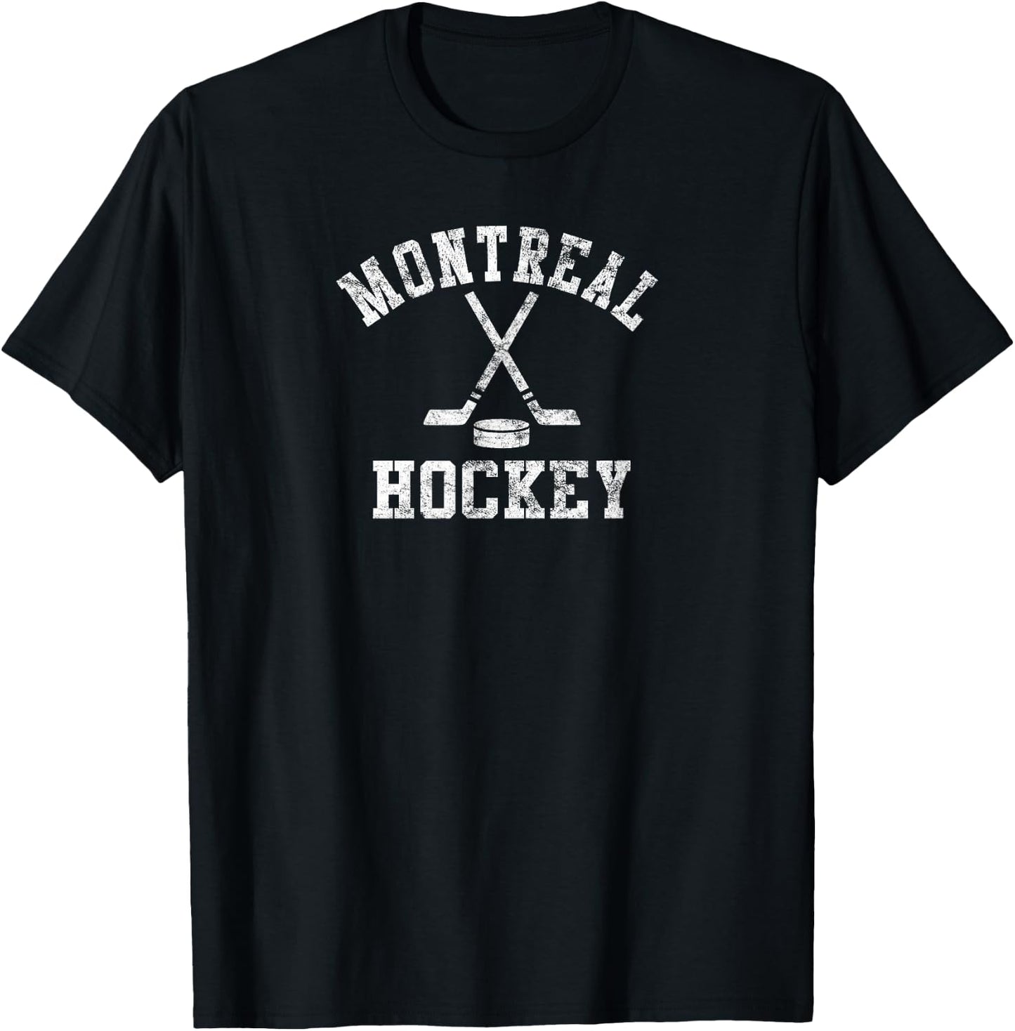 Vintage Montreal Hockey T-Shirt - T-Shirt | Black