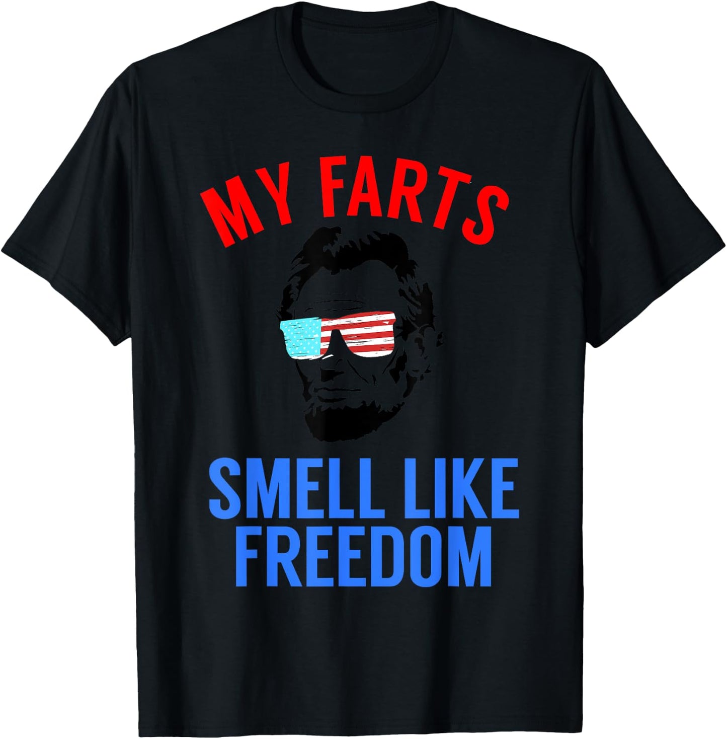 Funny July 4th Party - Funny Abe Lincoln T-Shirt - T-Shirt | Black