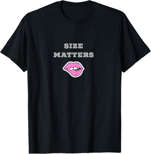 Size Matters Hotwife Shirt | Size Matters Hotwife Gift T-Shirt - T-Shirt | Black