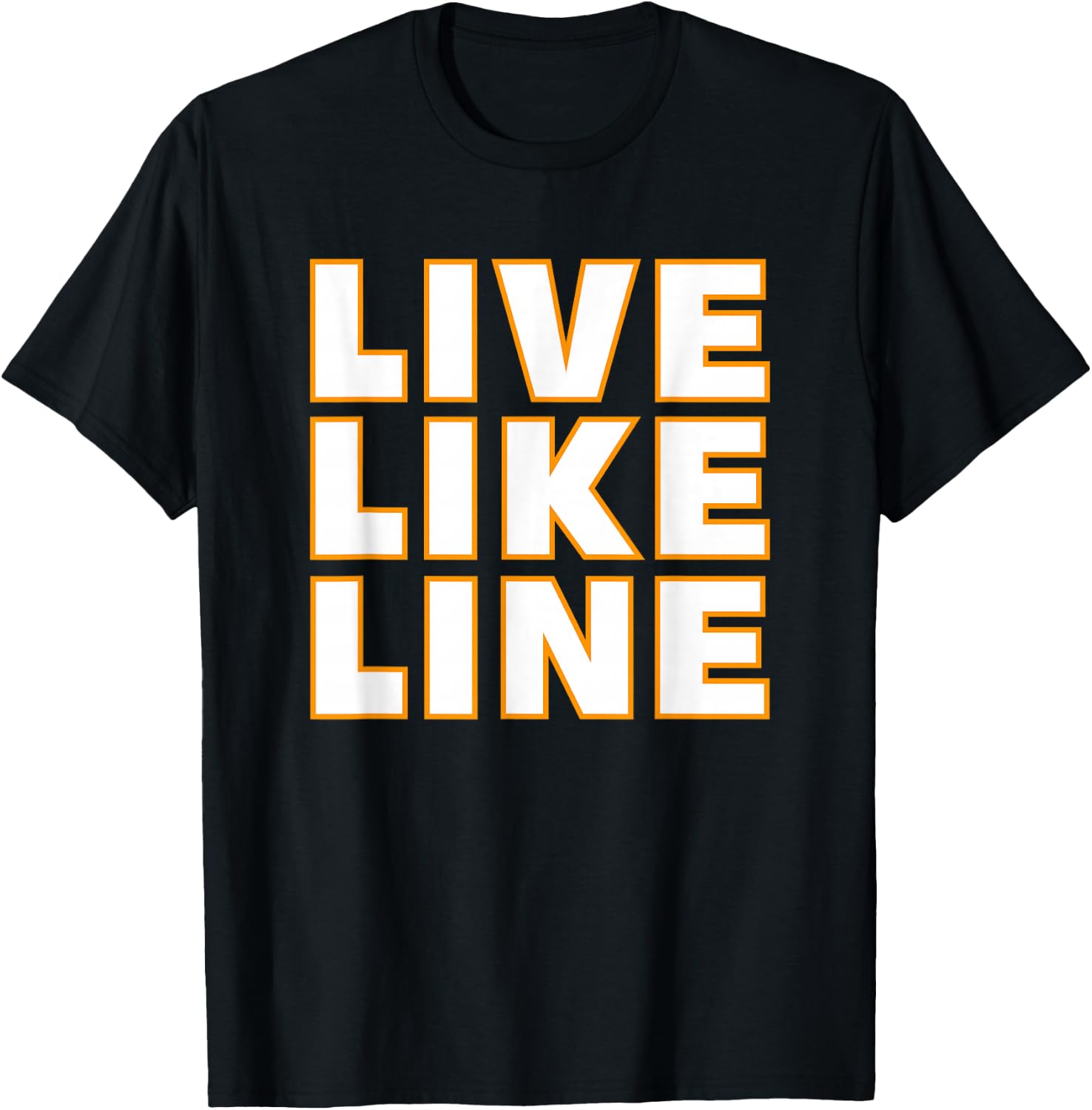 Live Like Line Volleyball Support T-Shirt - T-Shirt | Black