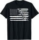Archery Bow Hunting USA Flag 4th Of July Vintage T-Shirt - T-Shirt | Black