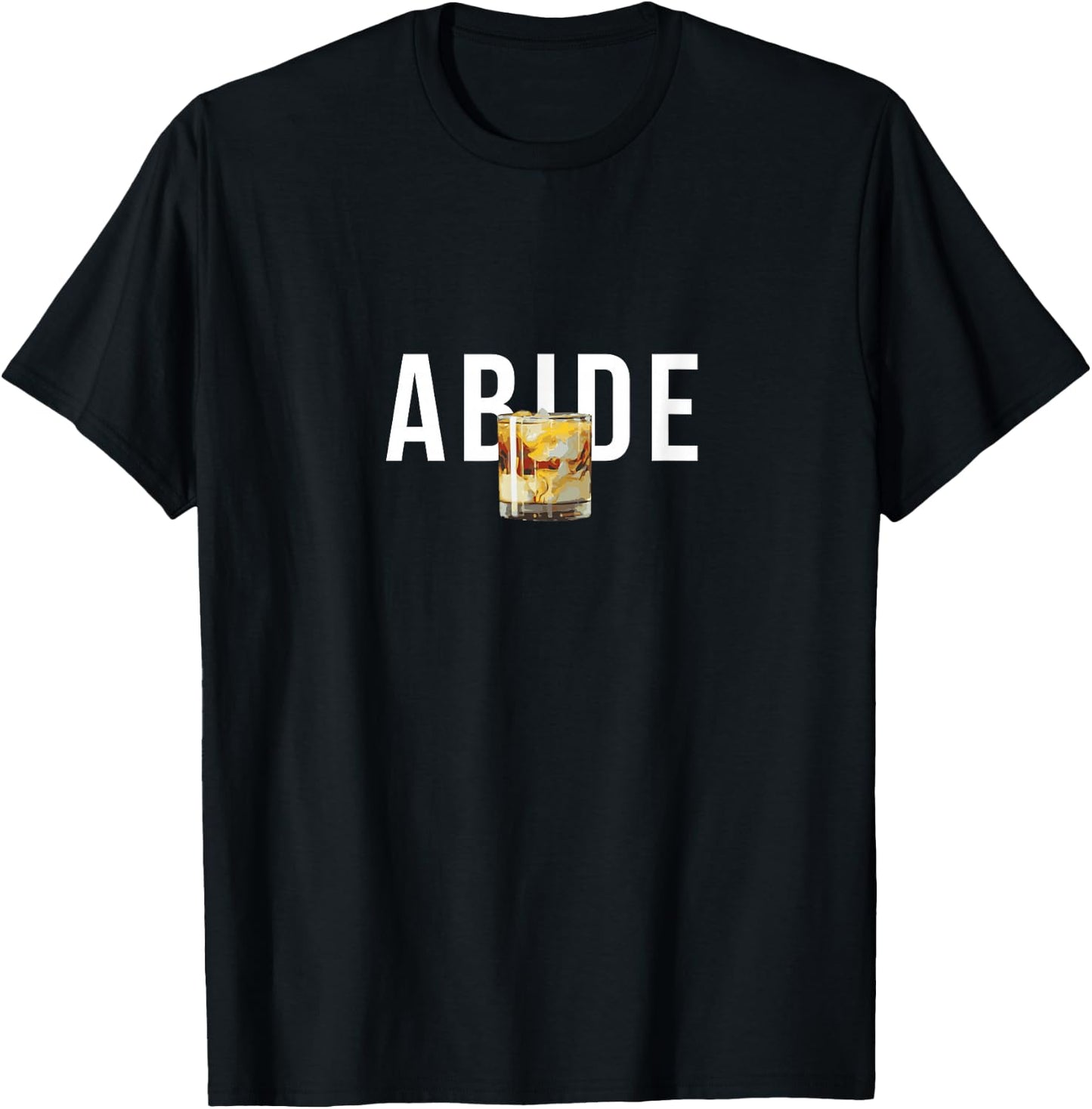 Every Dude Abides By the Mighty White Russian T-Shirt - T-Shirt | Black