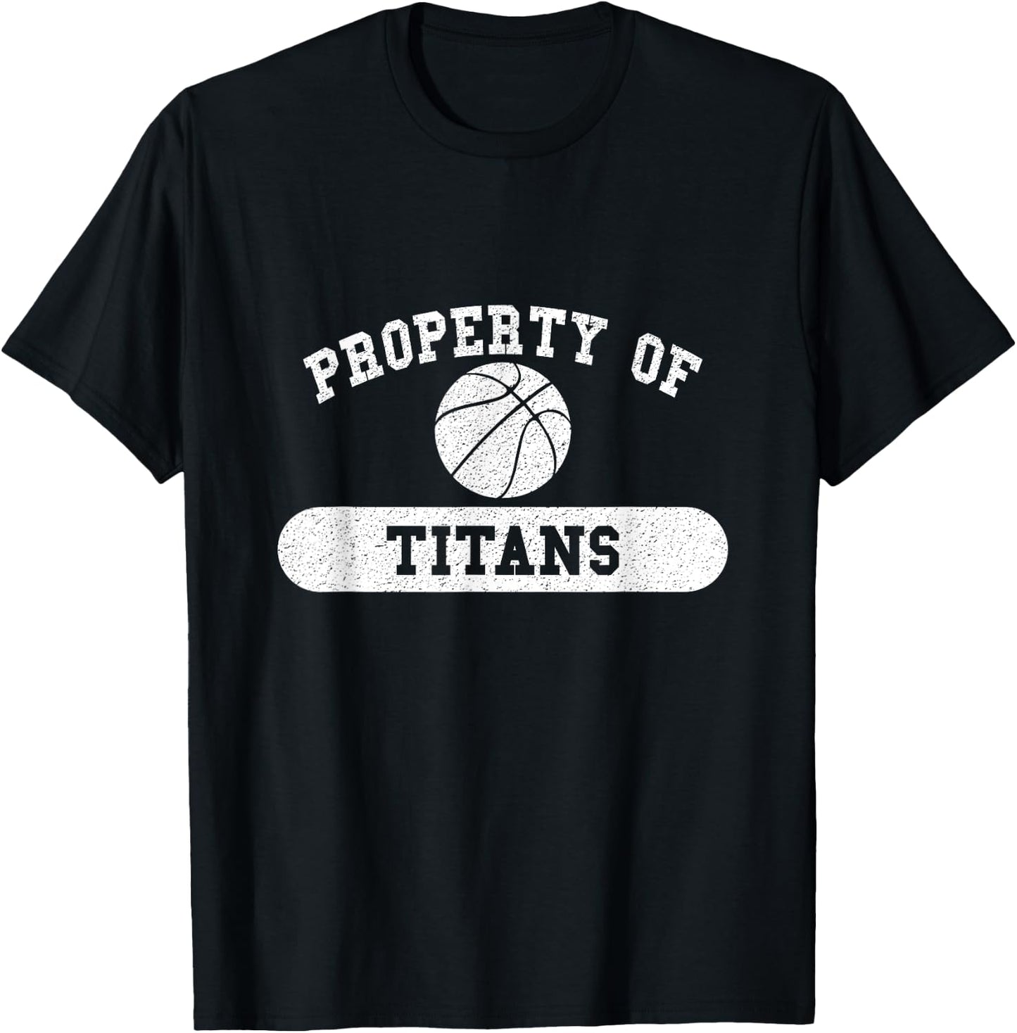 Property of Titans Basketball T-Shirt - T-Shirt | Black