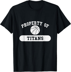 Property of Titans Basketball T-Shirt - T-Shirt | Black