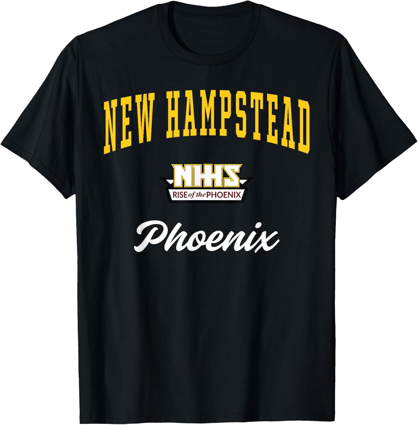 New Hampstead High School Phoenix C3 T-Shirt - T-Shirt | Black