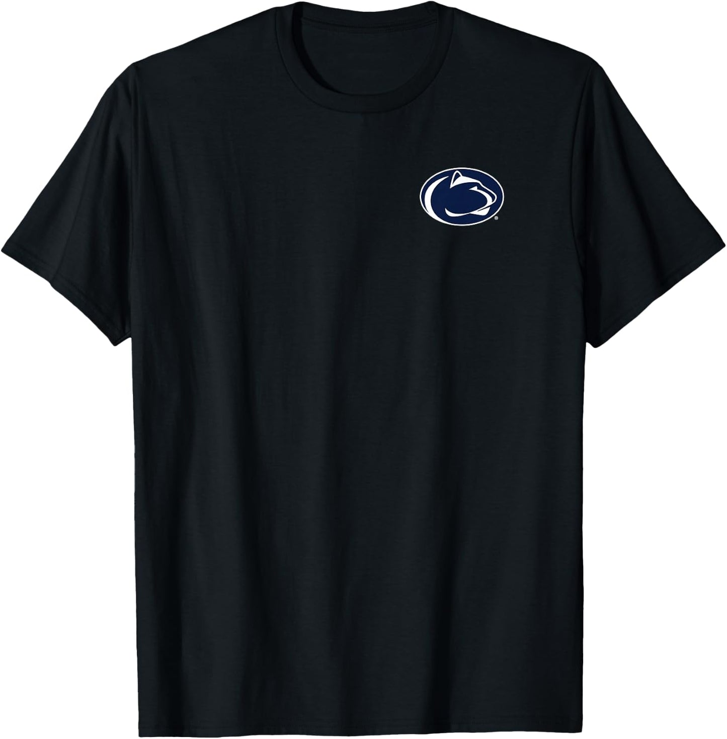 Penn State Nittany Lions Front/Back Mascot Dark Heather T-Shirt - T-Shirt | Black