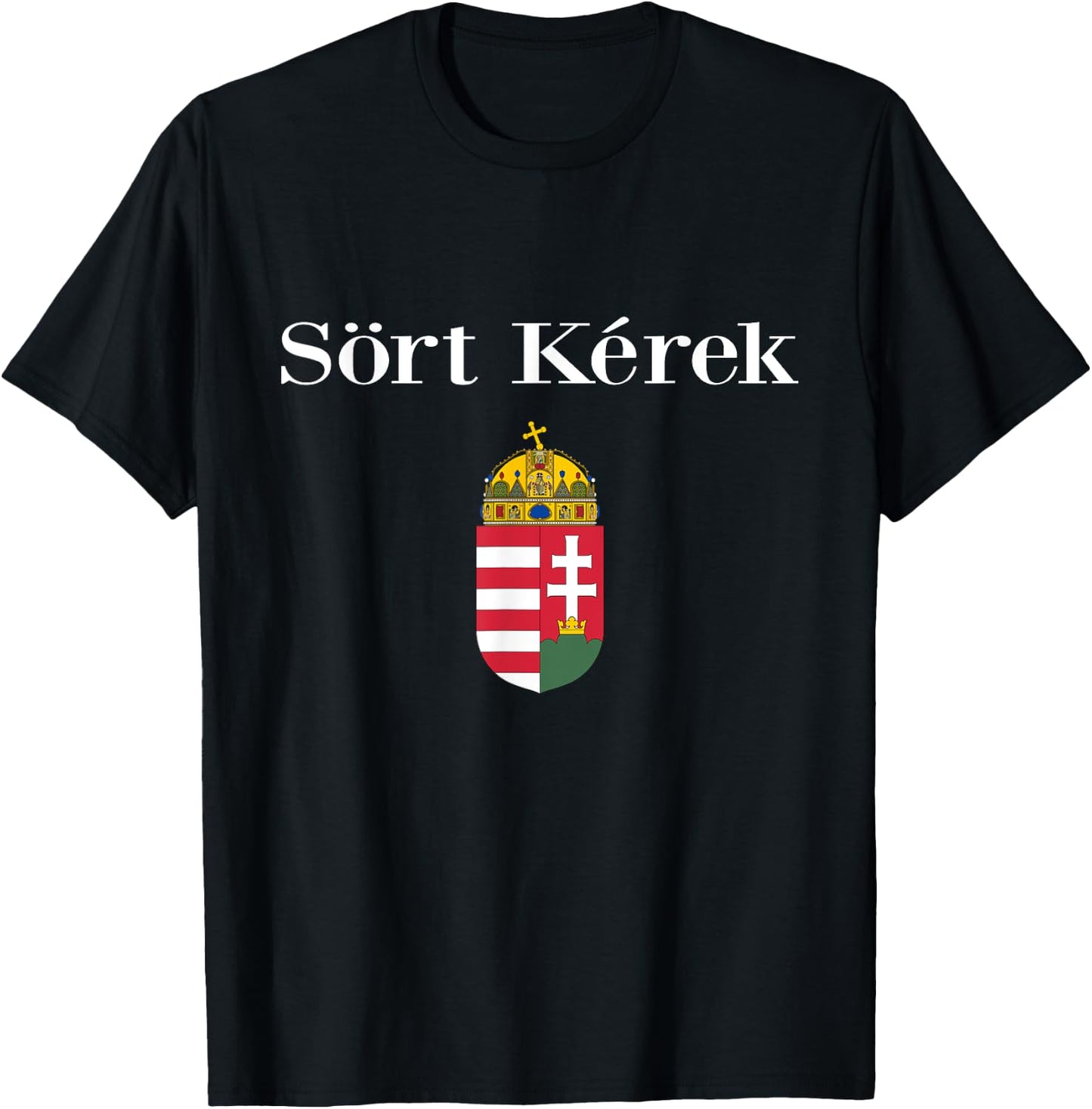 Beer Please In Hungarian Shirt Funny Magyar Souvenir Gifts T-Shirt - T-Shirt | Black