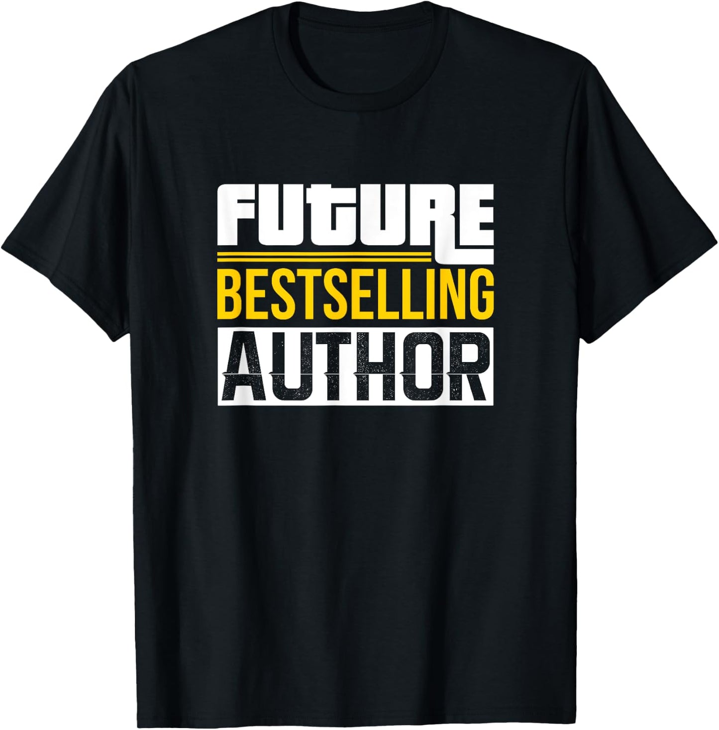 Future Bestselling Author Book Club Writer Books Funny Gift T-Shirt - T-Shirt | Black