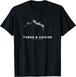 Turks and Caicos Graphic T T-Shirt - T-Shirt | Black